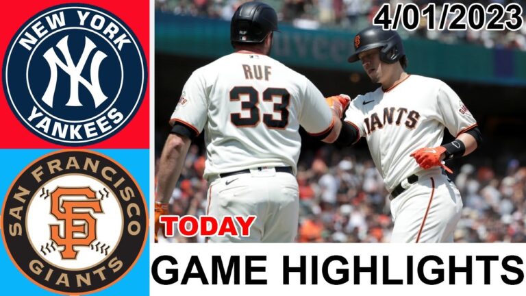 ニューヨーク ヤンキース vs サンフランシスコ ジャイアンツ ハイライト |  MLBトゥデイ2023年4月1日 |  MLB 2023