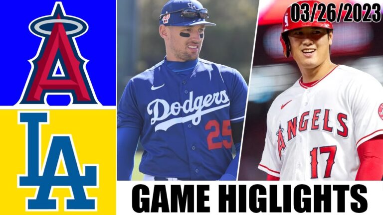 ロサンゼルス エンゼルス vs ロサンゼルス ドジャース ハイライト |  MLB プレシーズン 2023 年 3 月 26 日