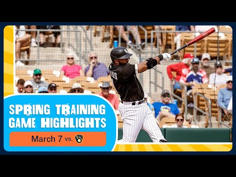 ハイライト: 強力なオフェンスでホワイト ソックスがブルワーズに勝利 (3.7.23)