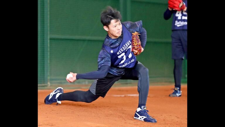 ブレイクの予感だ。ドラフト４位・中川颯投手（２２）＝立大＝が今月１５日、大阪・舞洲の球団施設で行われた新人合同自主トレで初のブルペン入りを果たした。立ち投げで直球のみ２０球。下手投げでマウンドすれす