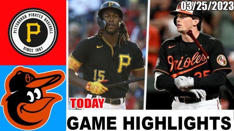 ピッツバーグ パイレーツ vs ボルチモア オリオールズ ハイライト |  MLB プレシーズン 2023 年 3 月 25 日