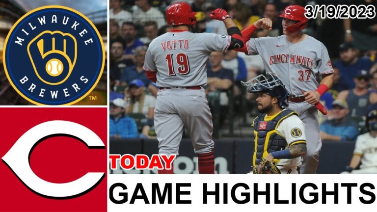 ミルウォーキー ブルワーズ vs シンシナティ レッズ フル ゲーム ハイライト |  MLB プレシーズン 2023 年 3 月 19 日