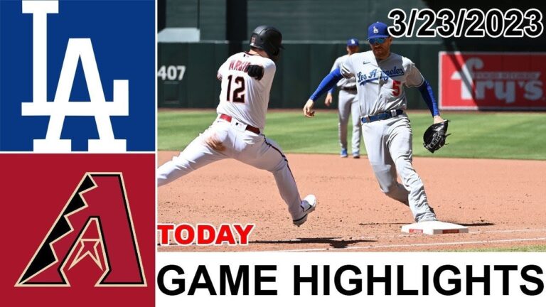 ロサンゼルス ドジャース対アリゾナ ダイヤモンドバックスのフル ゲームのハイライト |  MLB プレシーズン 2023 年 3 月 23 日