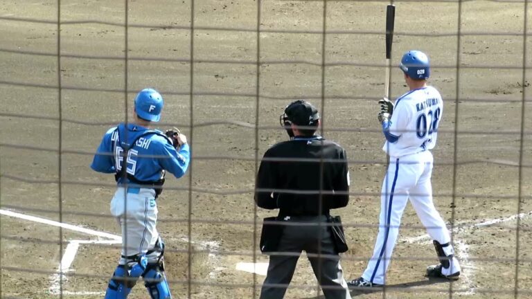 2023/3/29　勝又温史 （横浜DeNAベイスターズ）　上原健太から一二塁間を破る同点タイムリー