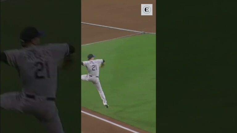 MLB / Rockies Kyle Freeland amazing jump throw to get the runner out! #mlb #kylefreeland #shorts