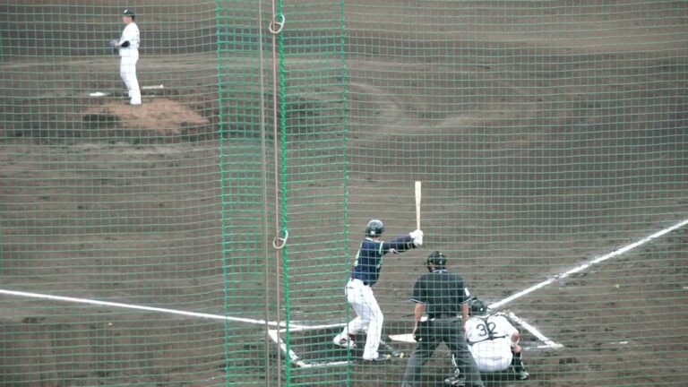 2023/2/15(水) 松本直樹 フォアボール 打席(7回表) vs 東妻勇輔(千葉ロッテマリーンズ)