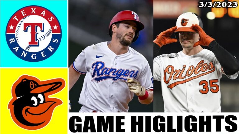 テキサス レンジャーズ対ボルチモア オリオールズ MLBトゥデイ2023年4月3日 |  MLB 2023