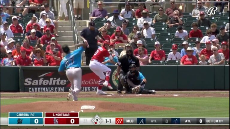 カージナルス・ヌートバーWBC後の初ヒット！強烈なセンター前ヒット