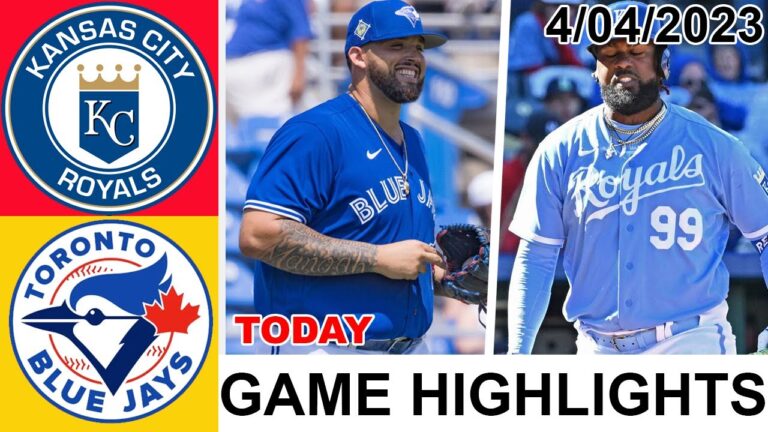 トロント ブルージェイズ vs カンザスシティ ロイヤルズ ゲームのハイライト |  MLBトゥデイ2023年4月4日 |  MLB 2023