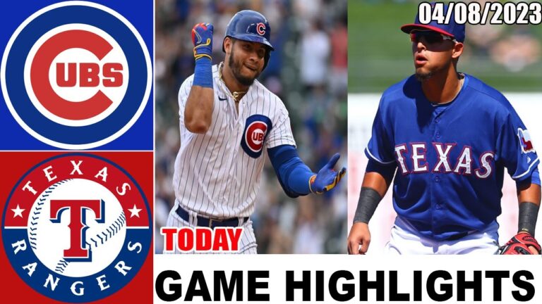 シカゴ・カブス vs テキサス・レンジャーズ ハイライト |  MLB トゥデイ 2023 年 4 月 8 日 |  MLB 2023