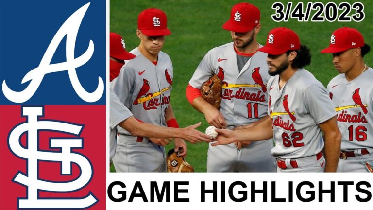 セントルイス カーディナルズ vs アトランタ ブレーブス フルゲーム ハイライト |  MLBトゥデイ2023年4月4日 |  MLB 2023