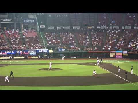 大城滉二選手（オリックス・バファローズ）の流し打ってのタイムリーヒット　vs 青山浩二投手（楽天イーグルス）
