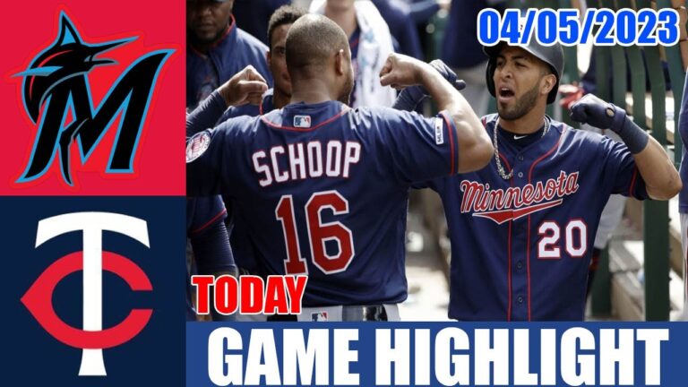 マイアミ マーリンズ vs ミネソタ ツインズ フル ゲーム ハイライト |  MLBトゥデイ 2023年4月5日 |  MLB 2023