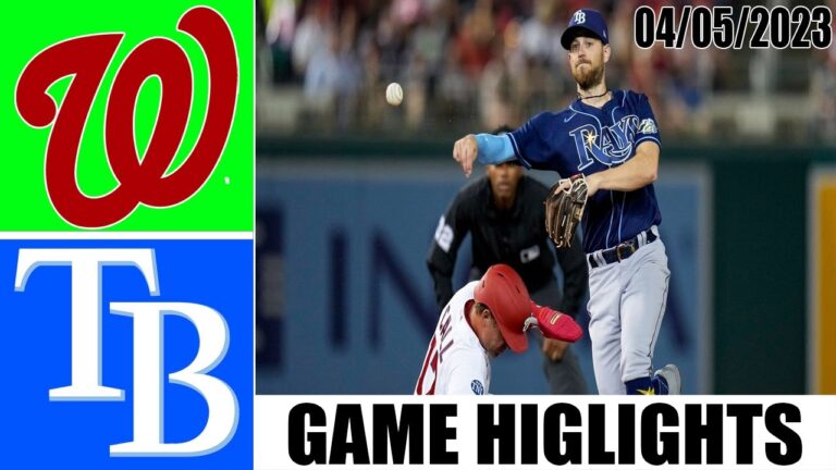 ワシントン ナショナルズ vs タンパベイ レイズ ハイライト |  MLBトゥデイ2023年4月5日 |  MLB 2023