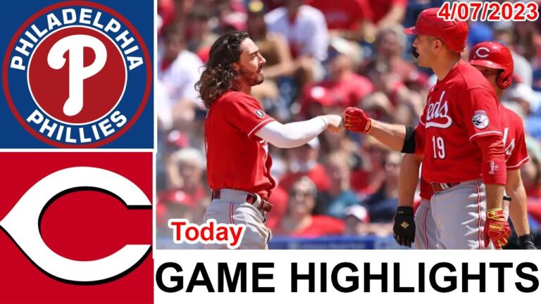 フィラデルフィア フィリーズ vs シンシナティ レッズ ゲーム ハイライト |  MLB トゥデイ 2023 年 4 月 7 日 |  MLB 2023