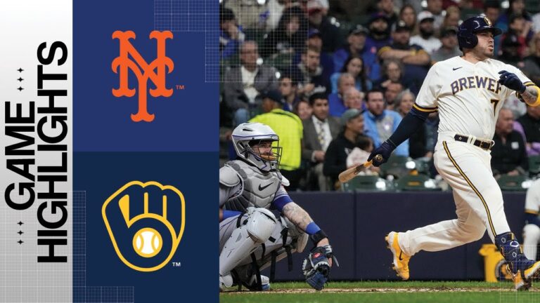 Mets vs. Brewers Game Highlights (4/4/23) | MLB Highlights