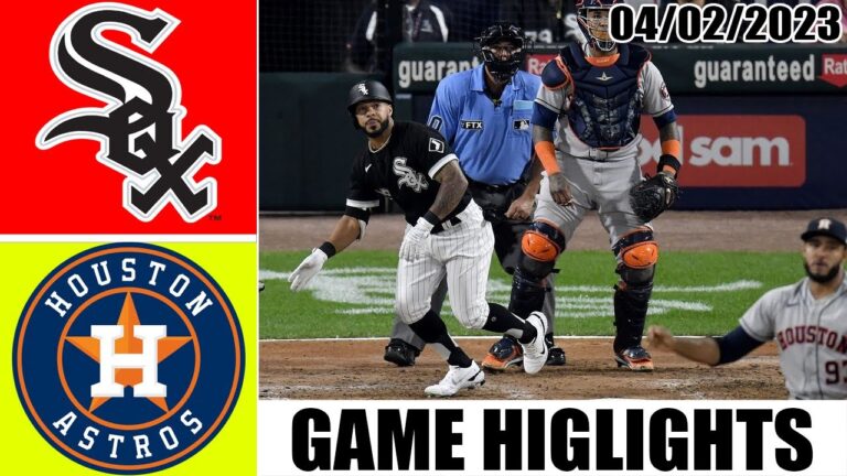 ヒューストン アストロズ vs シカゴ ホワイト ソックス フル ゲーム ハイライト |  MLBトゥデイ2023年4月2日