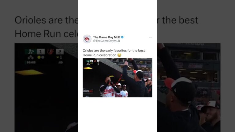 Orioles With The Best Celly in Baseball 🔥