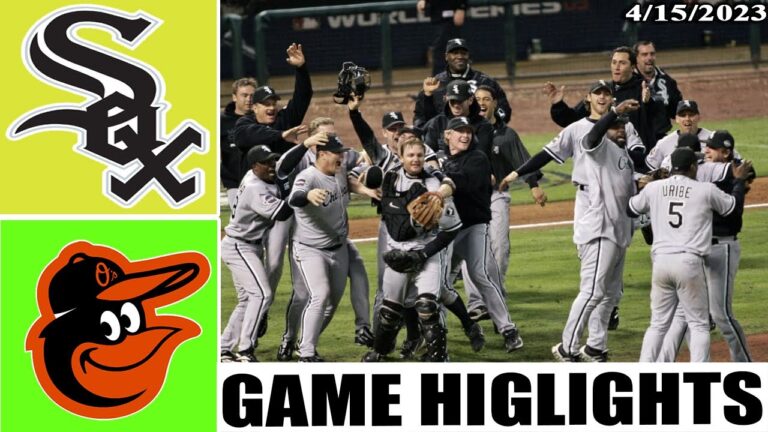 シカゴ ホワイト ソックス vs ボルチモア オリオールズ フル ゲーム ハイライト |  MLB トゥデイ 2023 年 4 月 15 日 |  MLB 2023