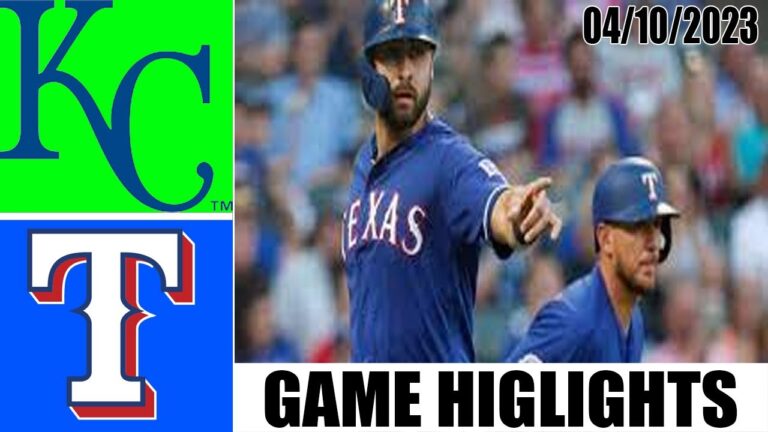 テキサス レンジャーズ vs カンザスシティ ロイヤルズ ゲーム ハイライト |  MLB トゥデイ 2023 年 4 月 10 日 |  MLB 2023