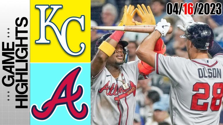 カンザスシティ ロイヤルズ vs アトランタ ブレーブス ゲーム ハイライト |  MLBトゥデイ 2023年4月16日 |  MLB 2023