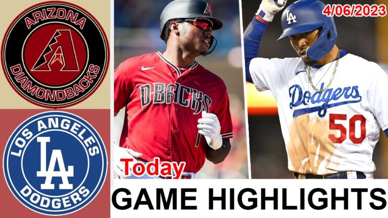 ロサンゼルス ドジャース vs アリゾナ ダイヤモンドバックス フル ゲーム ハイライト |  MLB トゥデイ 2023 年 4 月 6 日|MLB 2023