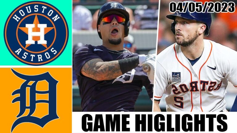 ヒューストン アストロズ vs デトロイト タイガース ハイライト |  MLBトゥデイ2023年4月5日 |  MLB 2023