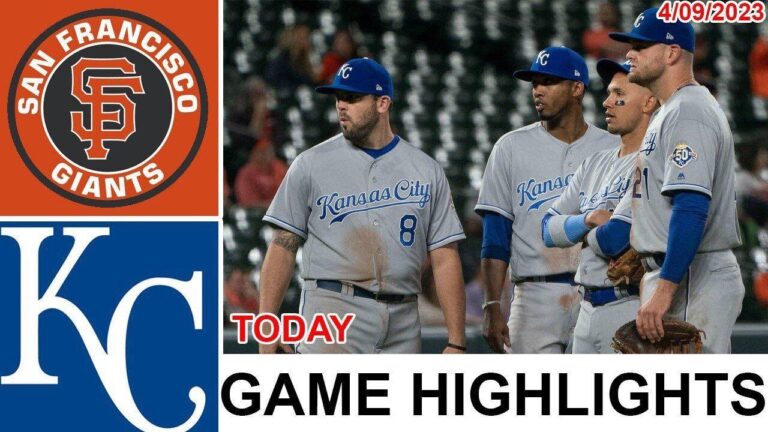 サンフランシスコ ジャイアンツ vs カンザスシティ ロイヤルズ フル ゲーム ハイライト |  MLBトゥデイ2023年4月9日|  MLB 2023