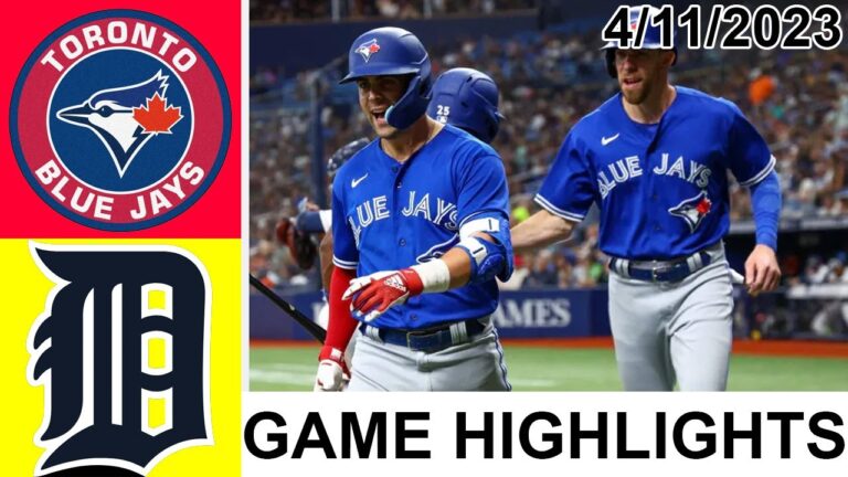 デトロイト タイガース vs トロント ブルージェイズ ゲーム ハイライト |  MLB トゥデイ 2023 年 4 月 11 日|MLB 2023