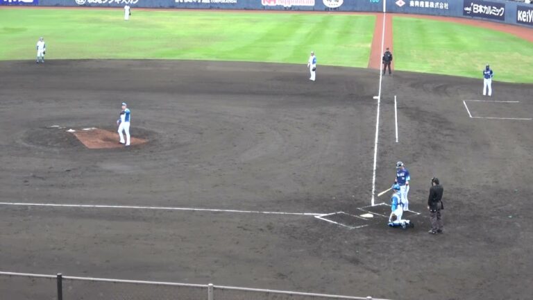 【投手に転向して見逃し三振】姫野優也選手　北海道日本ハムファイターズ