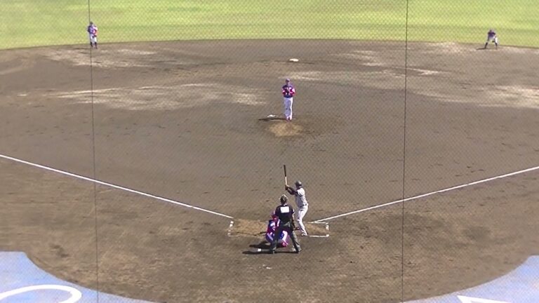前田研輝のあと岡本大翔があと僅かでホームランのフェン直ツーベースヒット【武蔵ヒートベアーズ対読売ジャイアンツ三軍2023年4月16日】