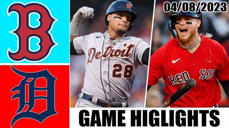 デトロイト タイガース vs ボストン レッド ソックス ゲーム全体のハイライト |  MLBトゥデイ2023年4月8日 |  MLB 2023