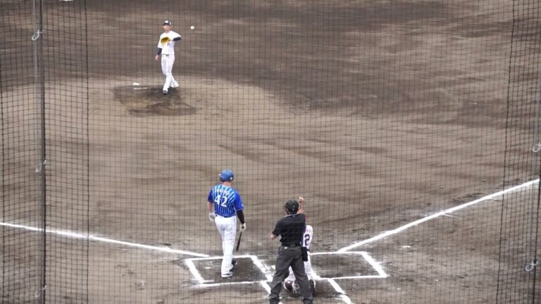 2023/2/12(日) 市川悠太 レフト前ヒット 先発(1回表) vs T.アンバギー(横浜DeNAベイスターズ)