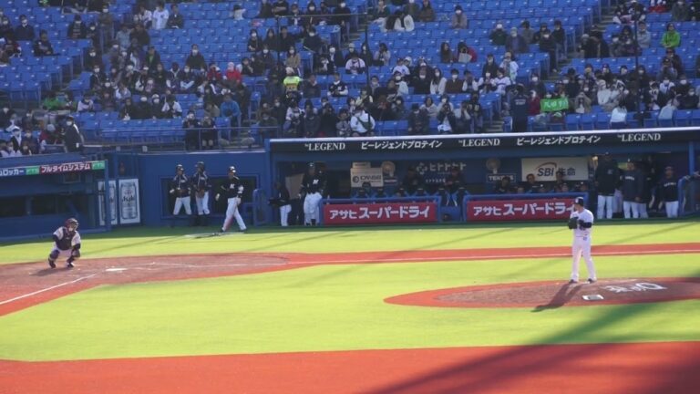 2023/3/14(火) 投球練習(9回表) 成田翔(東京ヤクルトスワローズ)