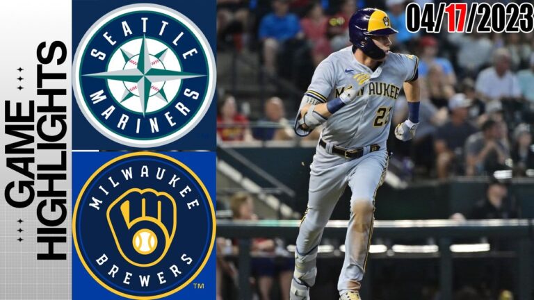 シアトル・マリナーズ vs ミルウォーキー・ブルワーズ ゲームのハイライト |  MLBトゥデイ 2023年4月17日 |  MLB