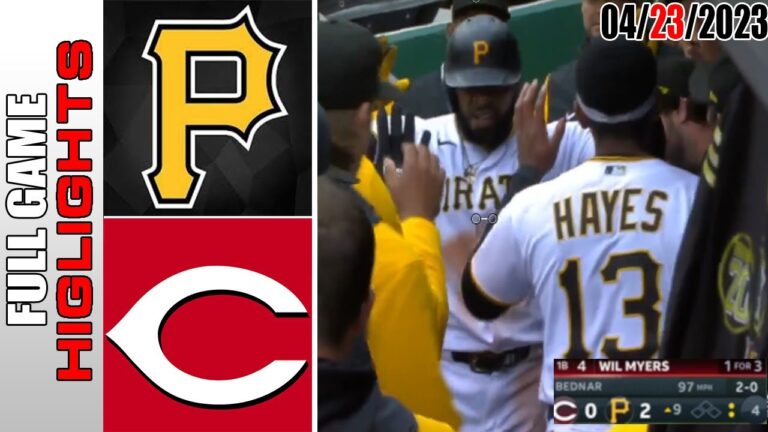 ピッツバーグ パイレーツ vs. シンシナティ レッズ フル ゲーム ハイライト |  MLB トゥデイ 2023 年 4 月 23 日 |  MLB 2023