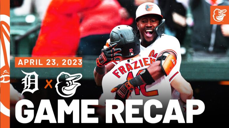 Tigers vs. Orioles Game Recap (4/23/23) | MLB Highlights | Baltimore Orioles