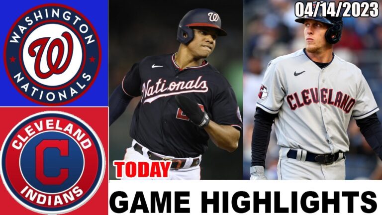 ワシントン ナショナルズ VS クリーブランド ガーディアンズ ゲーム ハイライト |  MLBトゥデイ 2023年4月14日 |  MLB 2023