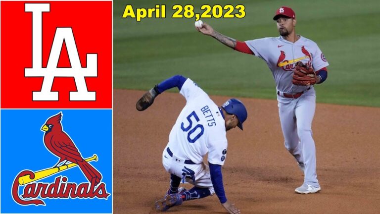 ロサンゼルス・ドジャース vs セントルイス・カージナルス [Innings 6-9] 2023 年 4 月 28 日 | 今日のMLB |  MLB シーズン 2023