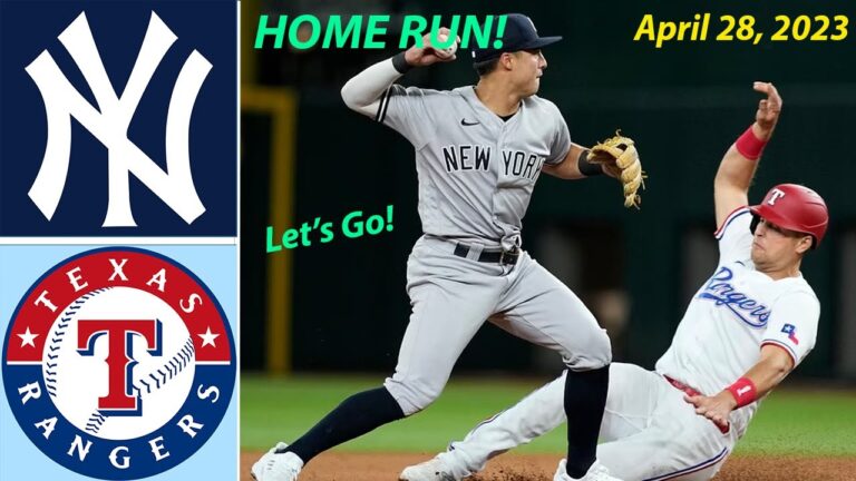 ニューヨーク ヤンキース vs テキサス レンジャーズ 2023 年 4 月 28 日 ゲーム フル ハイライト |  MLB ハイライト |  MLB シーズン 2023