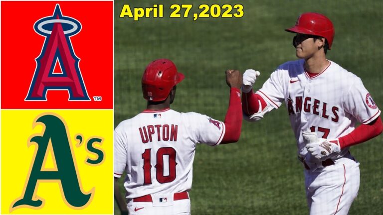 ロサンゼルス エンゼルス vs オークランド アスレチックス (イニング 7-9) 2023 年 4 月 27 日 |  MLB ハイライト 2023