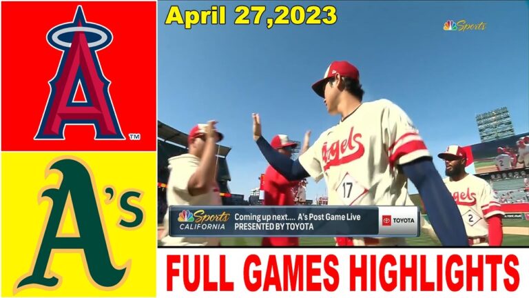 ロサンゼルス エンゼルス vs オークランド アスレチックス フルゲーム 2023 年 4 月 25 日 |  MLB ハイライト |  MLB シーズン 2023