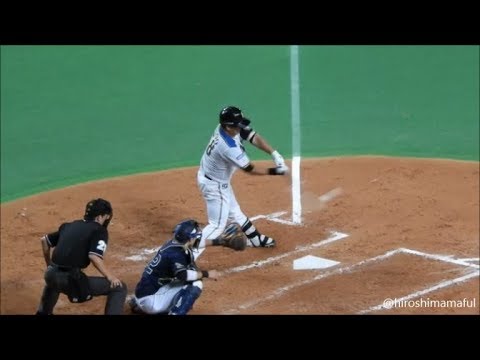 2017.10.04 北海道日本ハムファイターズ 横尾俊建 バッティング