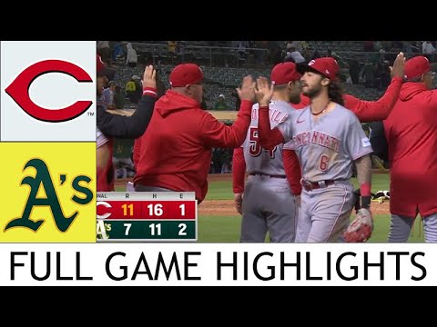 Cincinnati Reds vs Oakland Athletics  April 28 FULL GAME Highlights | 2023 MLB TODAY