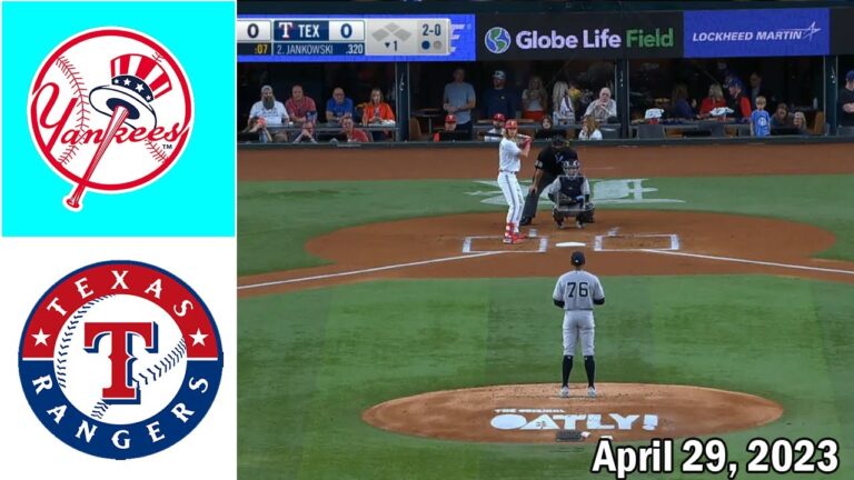 2023 年 4 月 29 日 | ニューヨーク ヤンキース対テキサス レンジャーズ MLB ハイライト |  MLB シーズン 2023