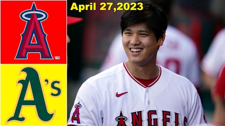 ロサンゼルス エンゼルス vs オークランド アスレチックス (イニング 1-6) 2023 年 4 月 27 日 |  MLB ハイライト 2023