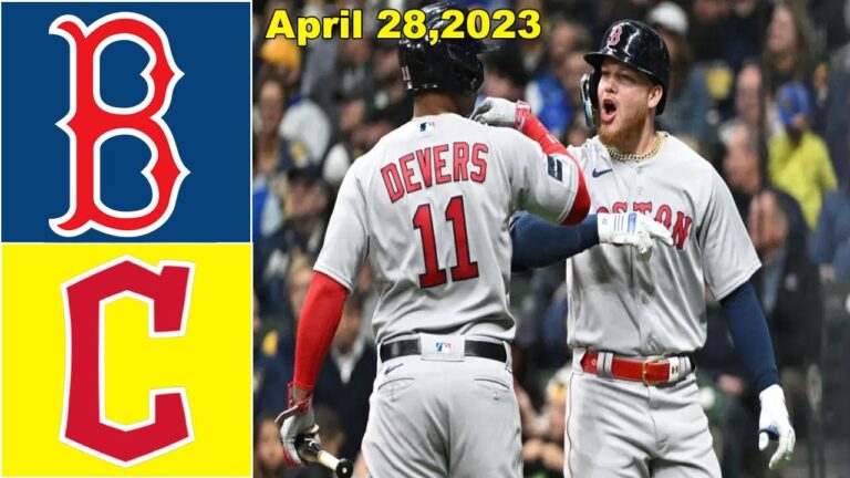 2023 年 4 月 28 日 | ボストン レッド ソックス対クリーブランド ガーディアンズ MLB ハイライト |  MLB シーズン 2023