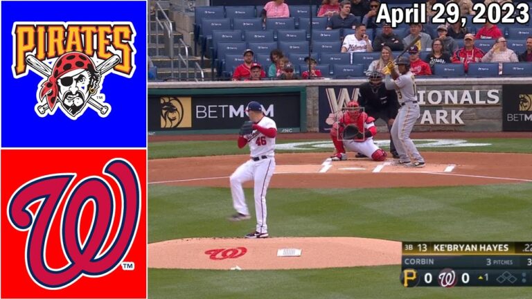 2023 年 4 月 29 日 | ピッツバーグ パイレーツ vs ワシントン ナショナルズ MLB ハイライト |  MLB シーズン 2023
