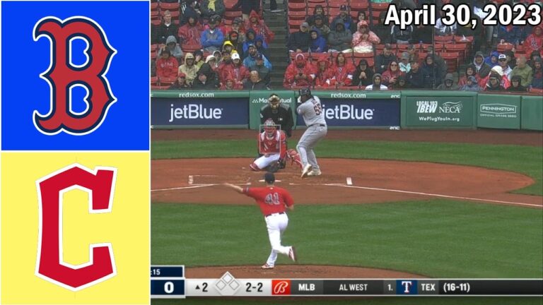 2023 年 4 月 30 日 | ボストン レッド ソックス対クリーブランド ガーディアンズ MLB ハイライト |  MLB シーズン 2023