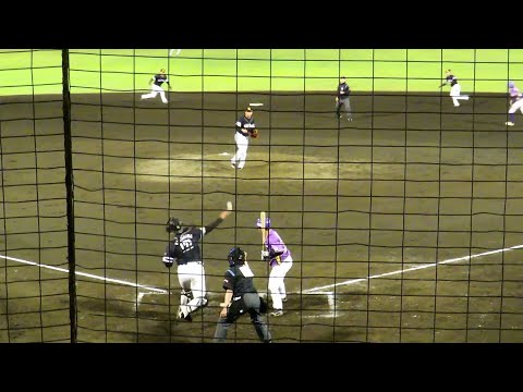 2023/4/21　【盗塁阻止2/2】　盛島稜大 （福岡ソフトバンクホークス）　セカンドスローイング　【興南高校から育成14位】